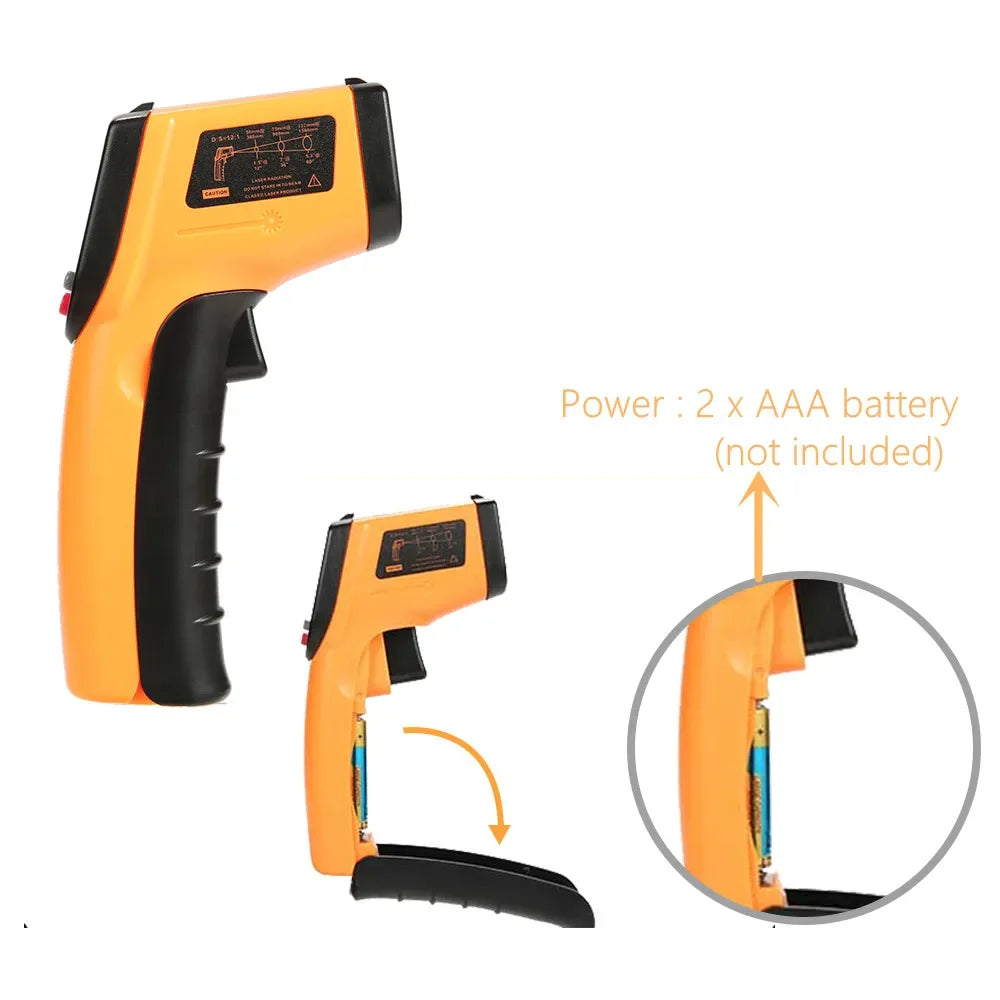 Infrared Surface Thermometer - Range Options