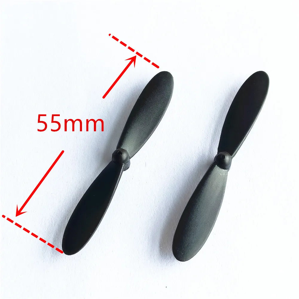 N20 mikrolikströmsmotor och 55 mm propellerset, 2 motorer