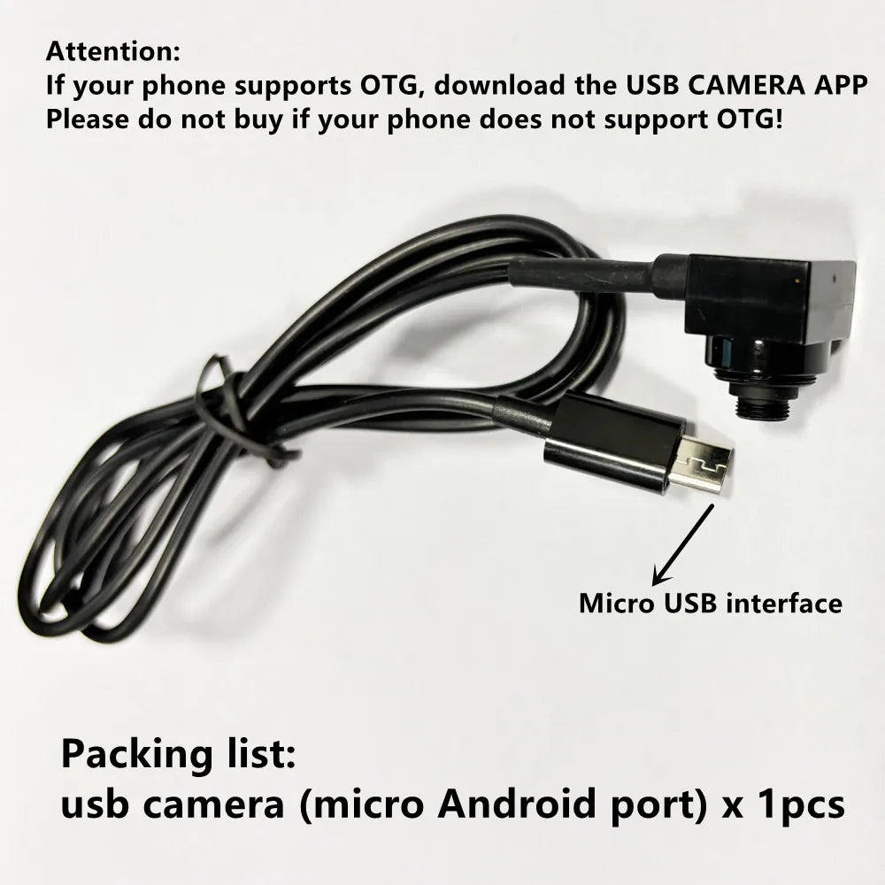 1080P Micro UVC OTG USB Mini Camera for Smartphones and Computers