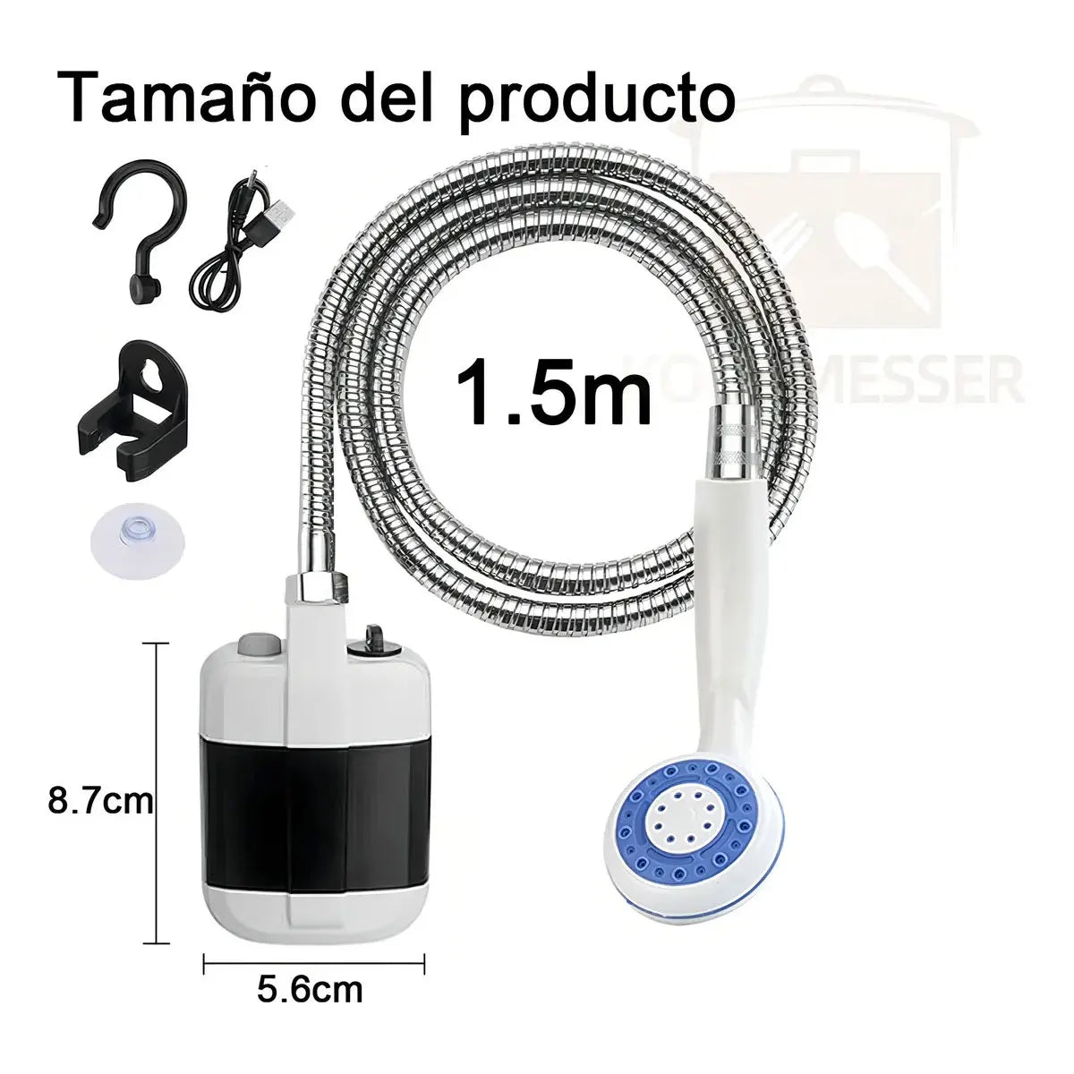 Portable Outdoor Camping Shower USB Rechargeable Electric Shower Pump