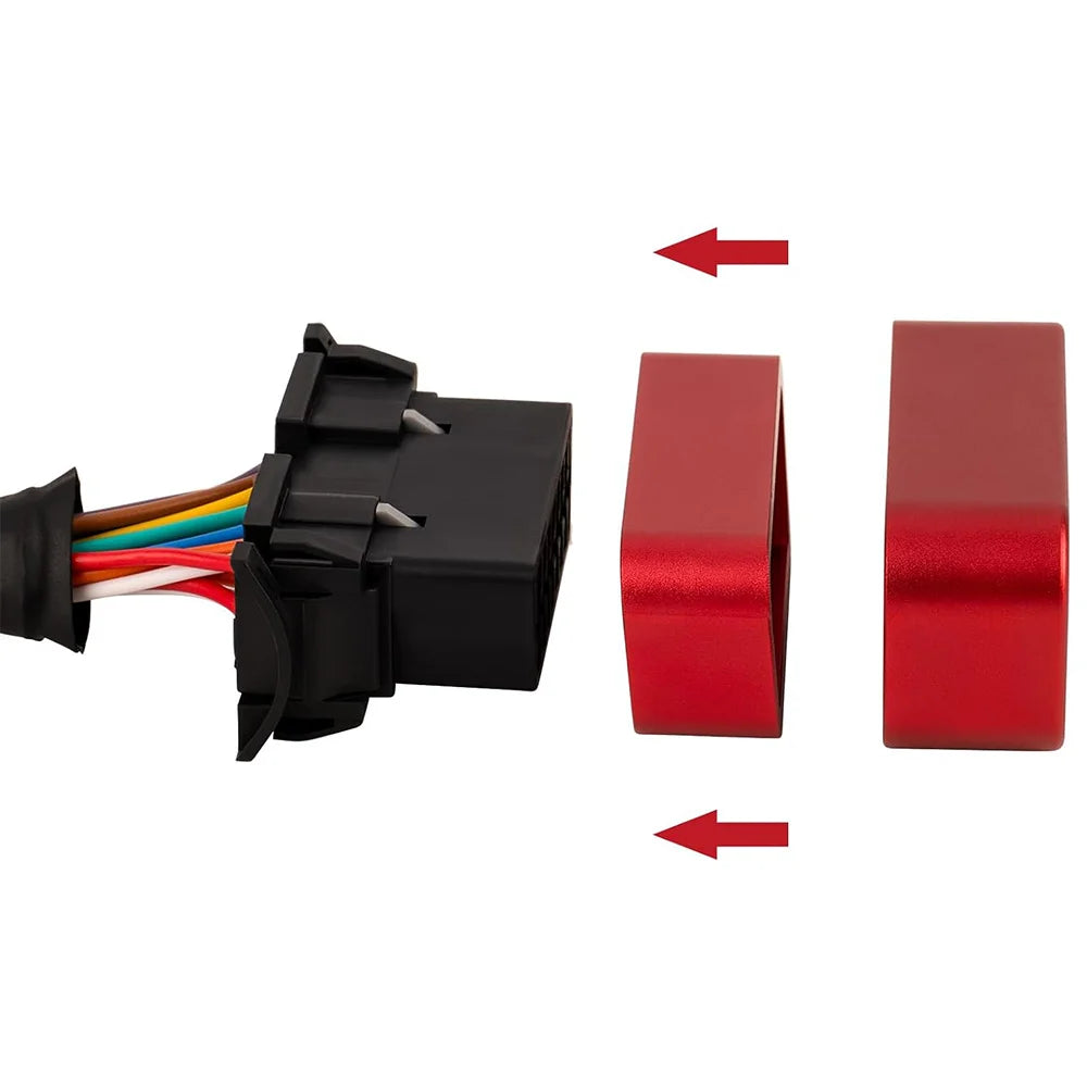 JUTA Zamek OBD2 Aluminium Lotne materiał, zamek gniazda OBDII, urządzenie blokujące, osłona portu OBD