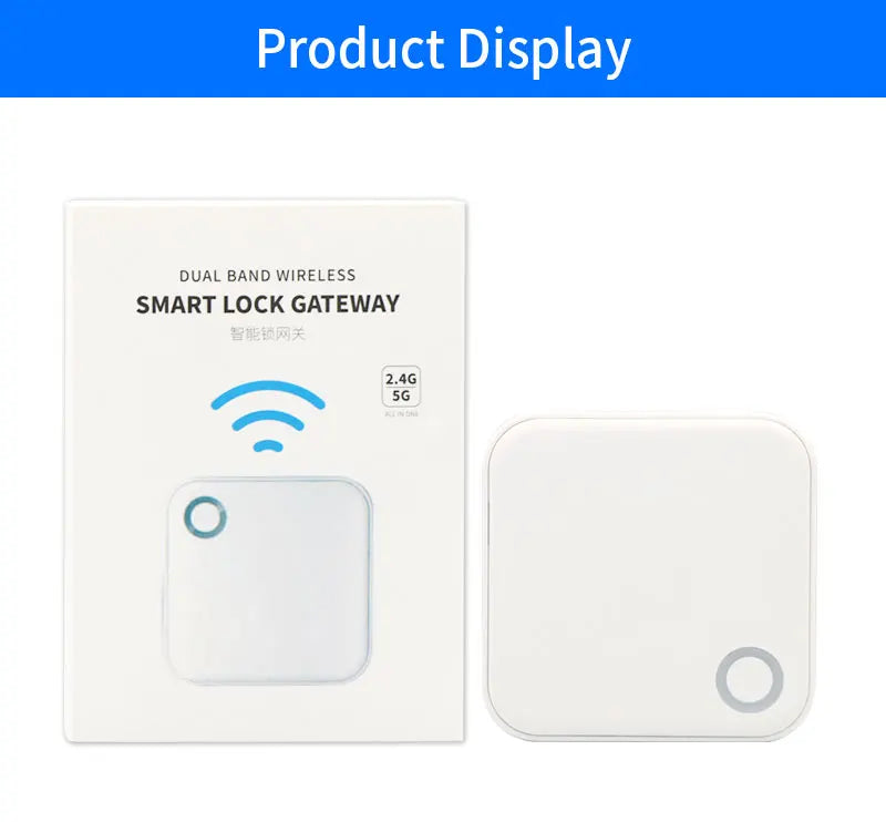 G2 G5 G6 TTlock Gateway Can Connect to 5G WiFi TTLock Or TTHotel APP G5 WiFi Gateway 2.4G&5G WiFi For Remote Control Smart Lock