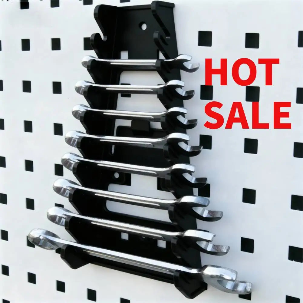 Wrench holder Tool Organizer Wrench Spanner Sorter Holder Wall Mounted Tray Rack Storage Organizer Household Socket Tool