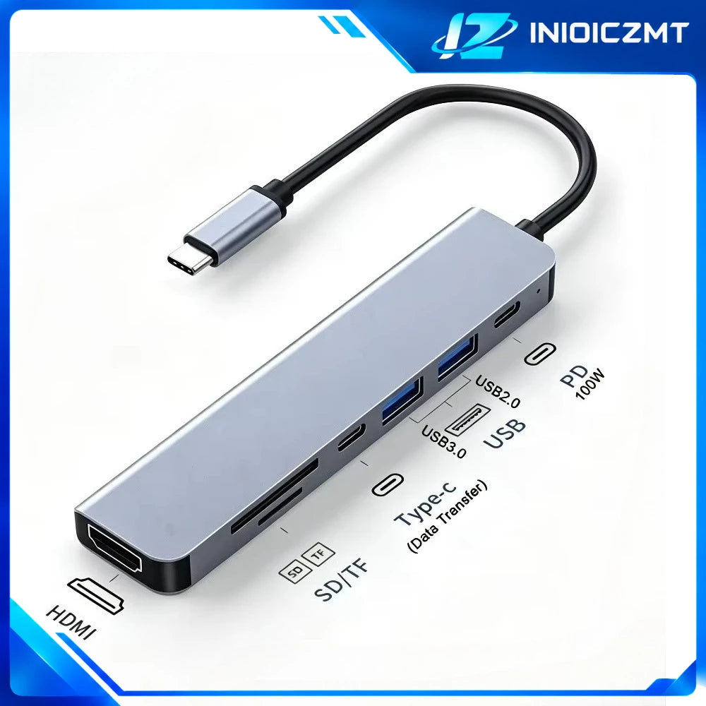 Wieloportowy hub USB z czytnikiem kart - wiele wariantów