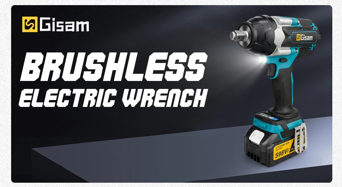 1800N.M Brushless Electric Impact Wrench for 18V Makita Batteries