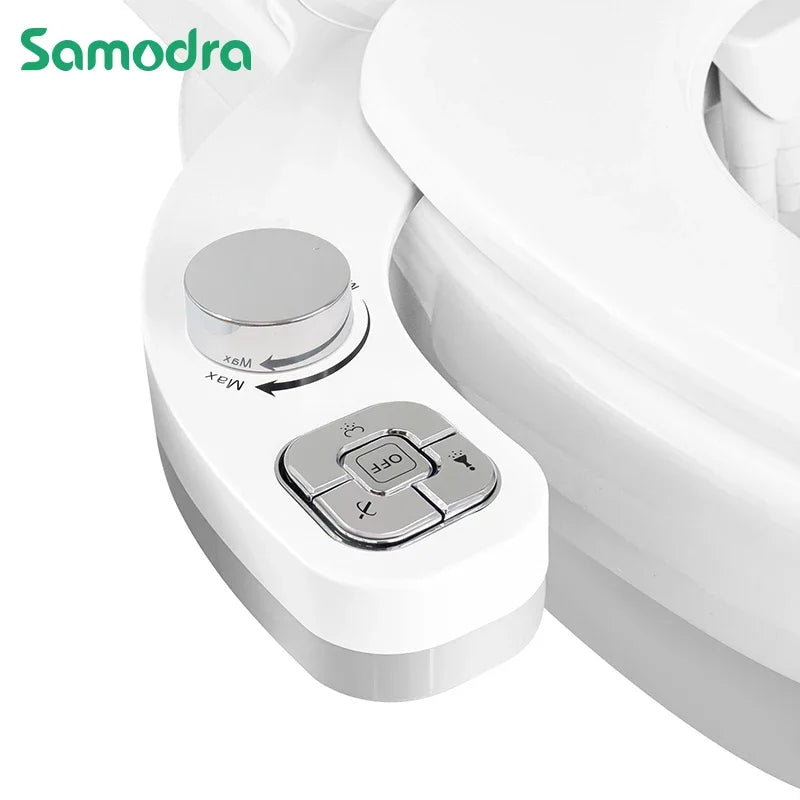 SAMODRA Button Bidet Μη Ηλεκτρικό Διπλό Μπεκ Προσαρμογή Τουαλέτας