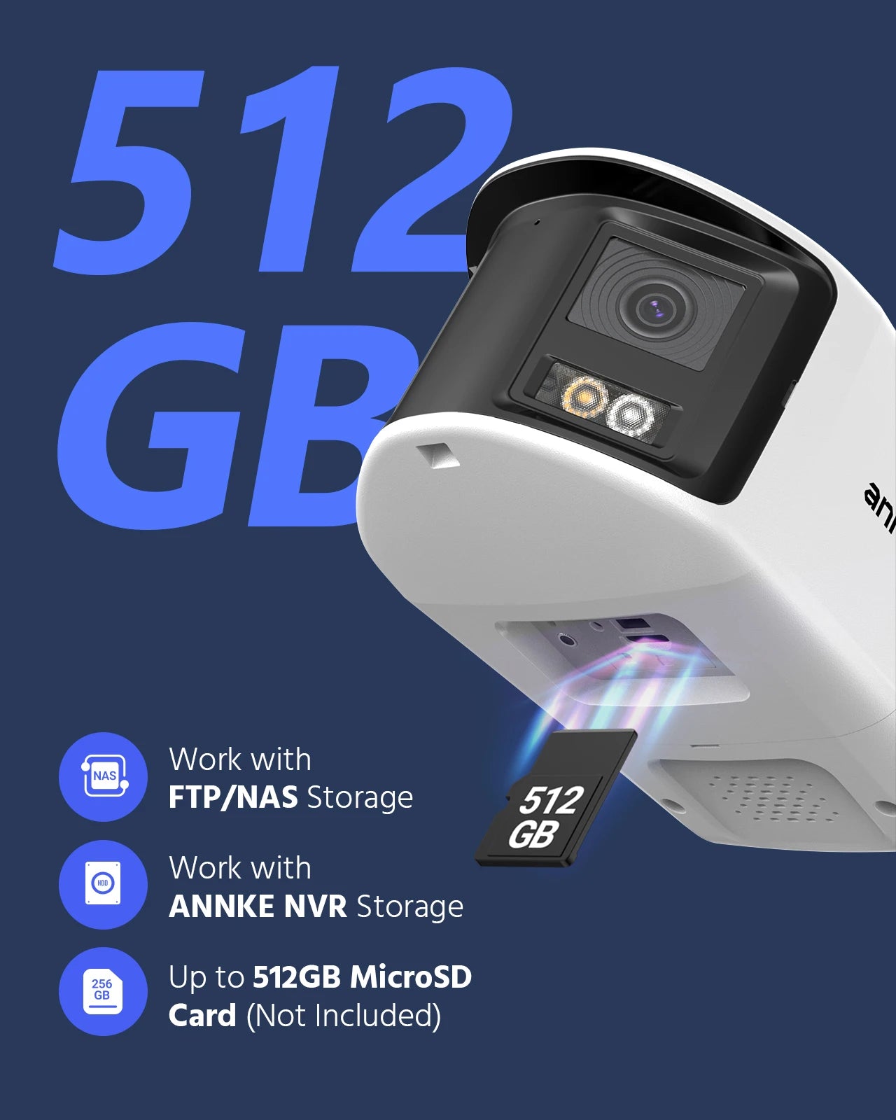ANNKE 8MP Dual-Lens 180° Outdoor Security Camera with Audio