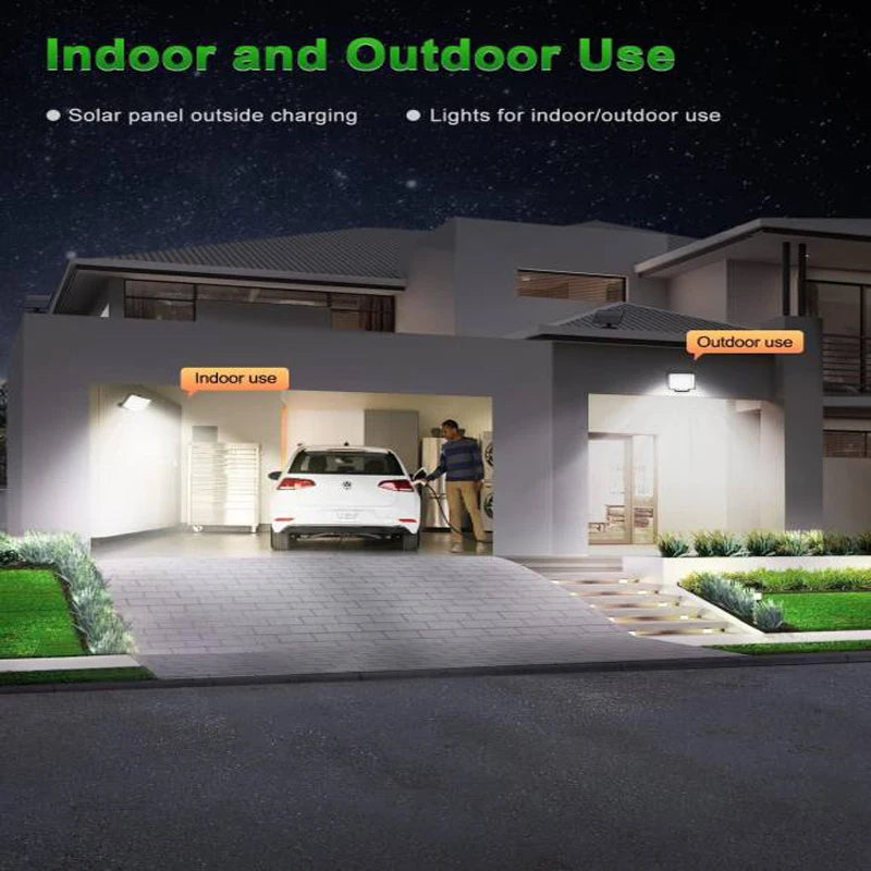 Solar Outdoor Lights with Motion Sensor and Remote
