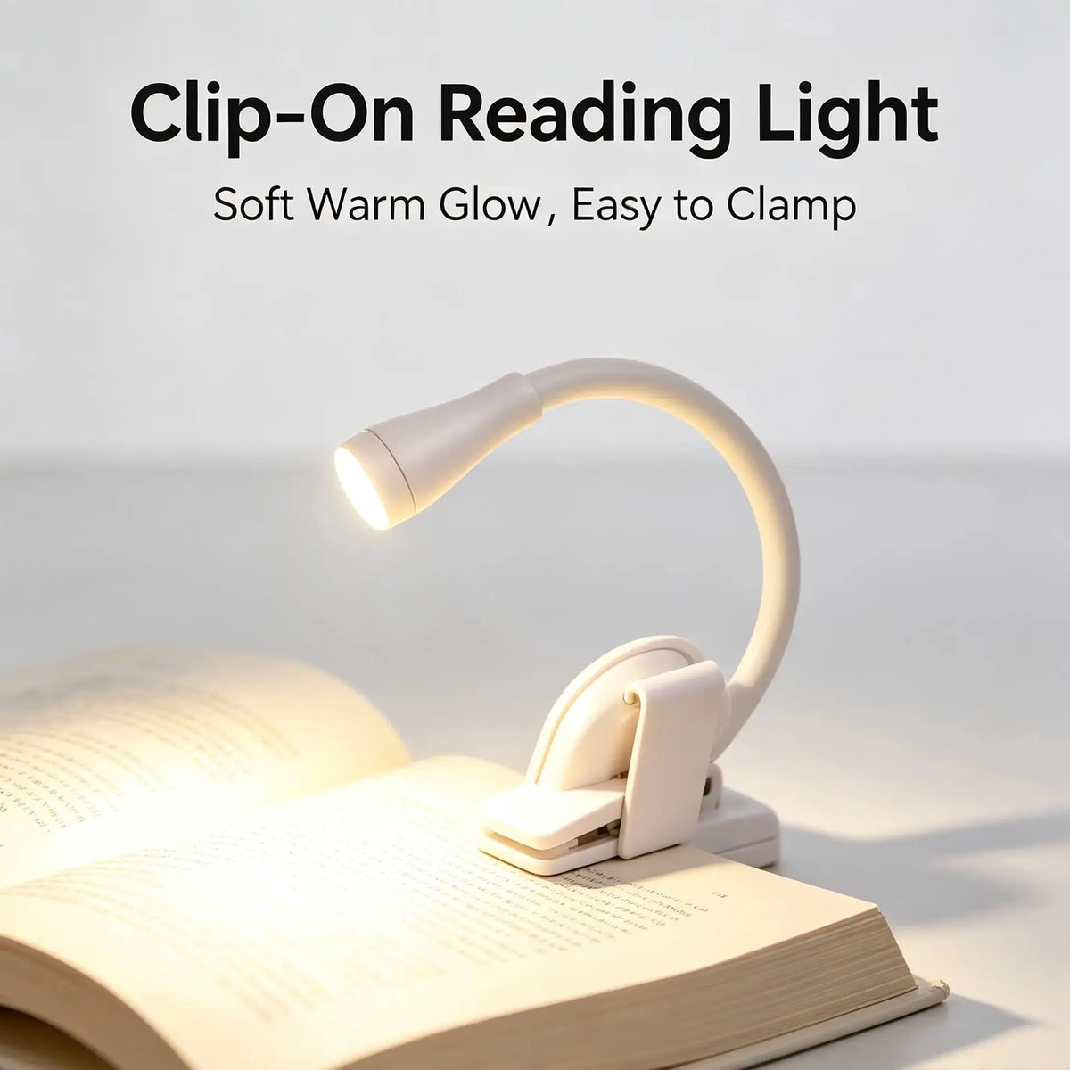 Lampe de lecture LED rechargeable avec trois températures de couleur