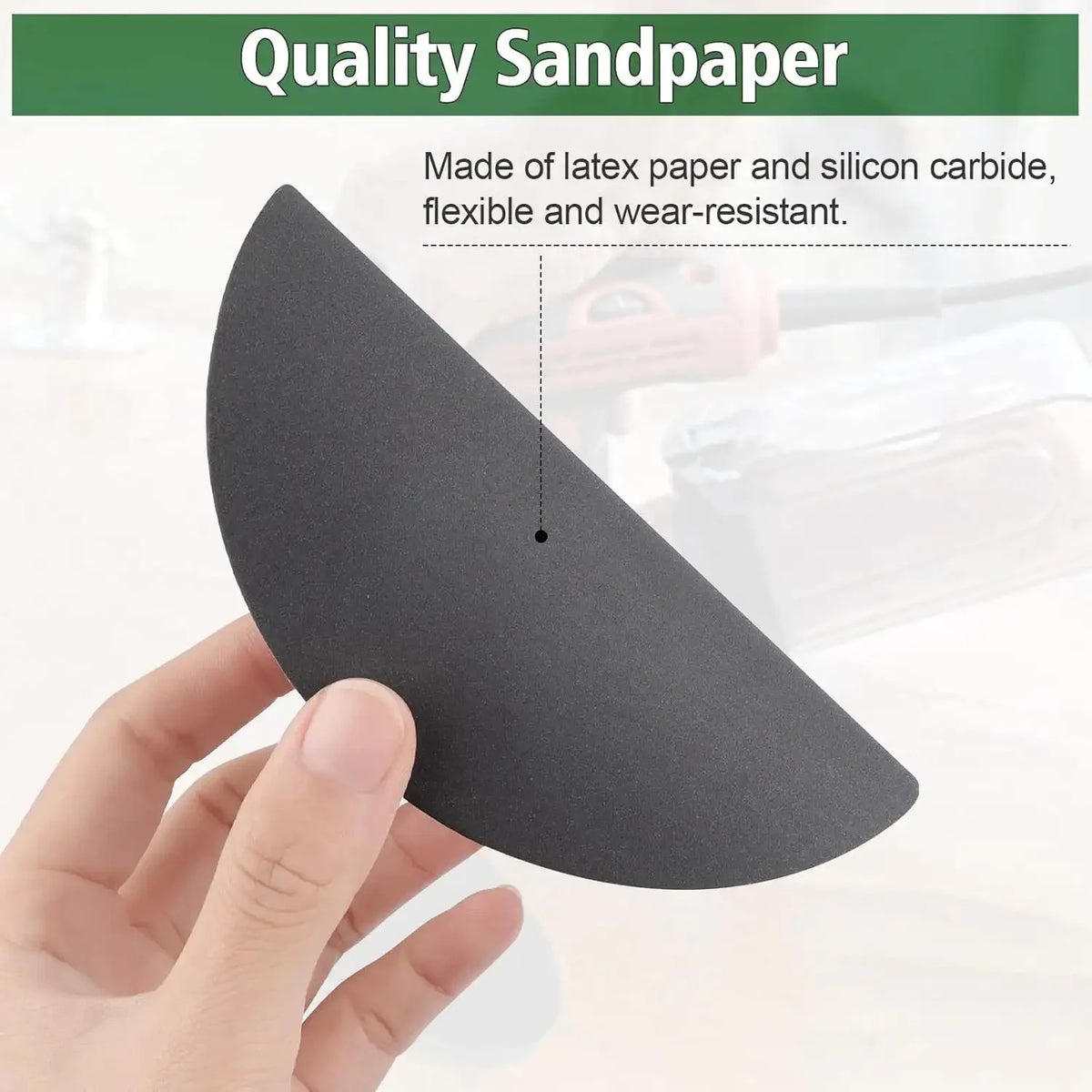 24pcs Sandpaper 5Inch, Grit 1000/1500/2000/3000/4000/5000 Sandpaper Pads, Round, No-Hole, Wet and Dry Sanding Discs, Random Trac