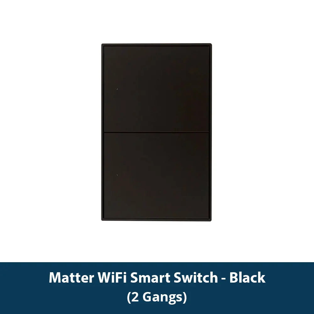 Matter Wi-Fi Wall Switch - Gang and Colour Options