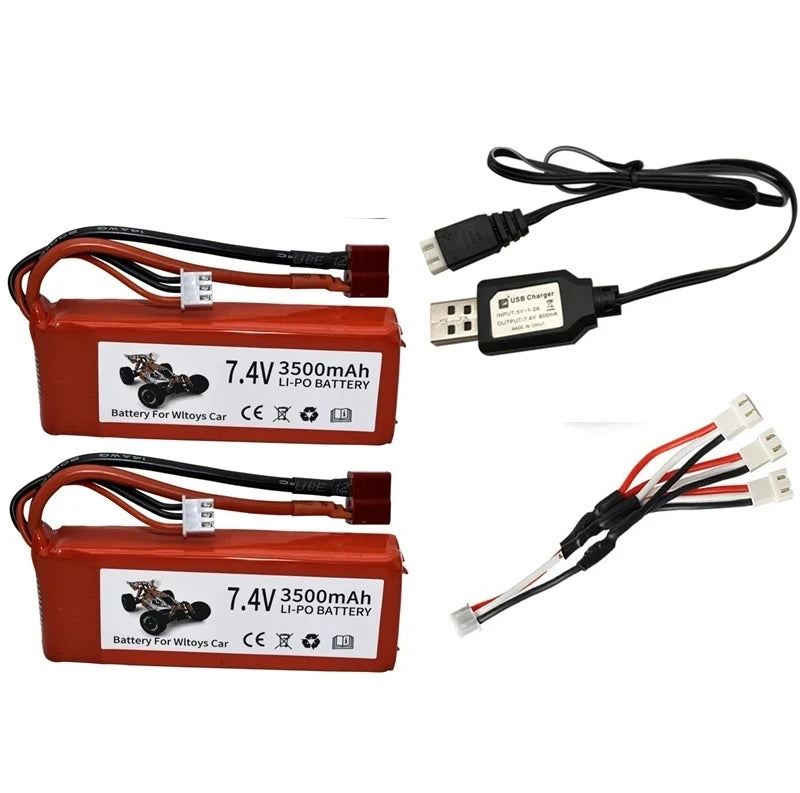 7.4 V RC Battery and Charger Accessories - Options