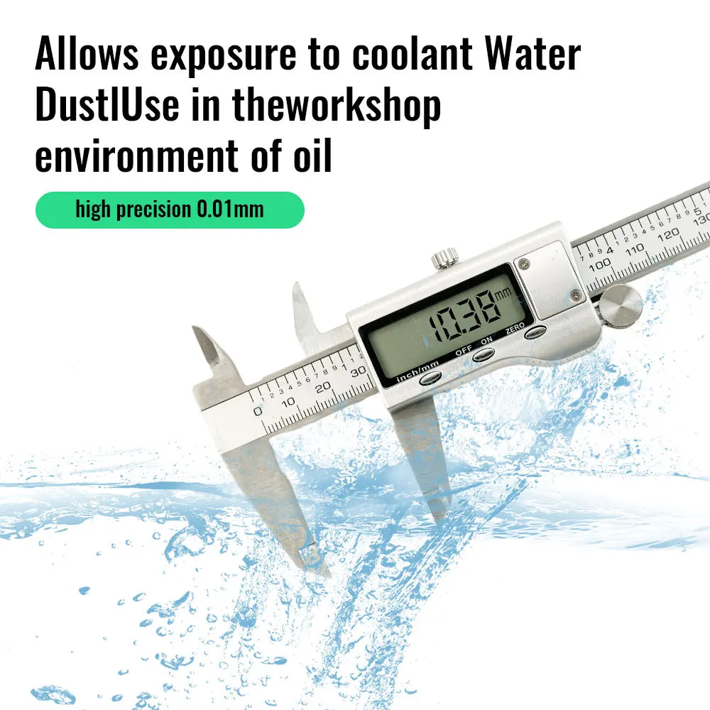 150 mm Digital Caliper with Stainless Steel Measuring Beam