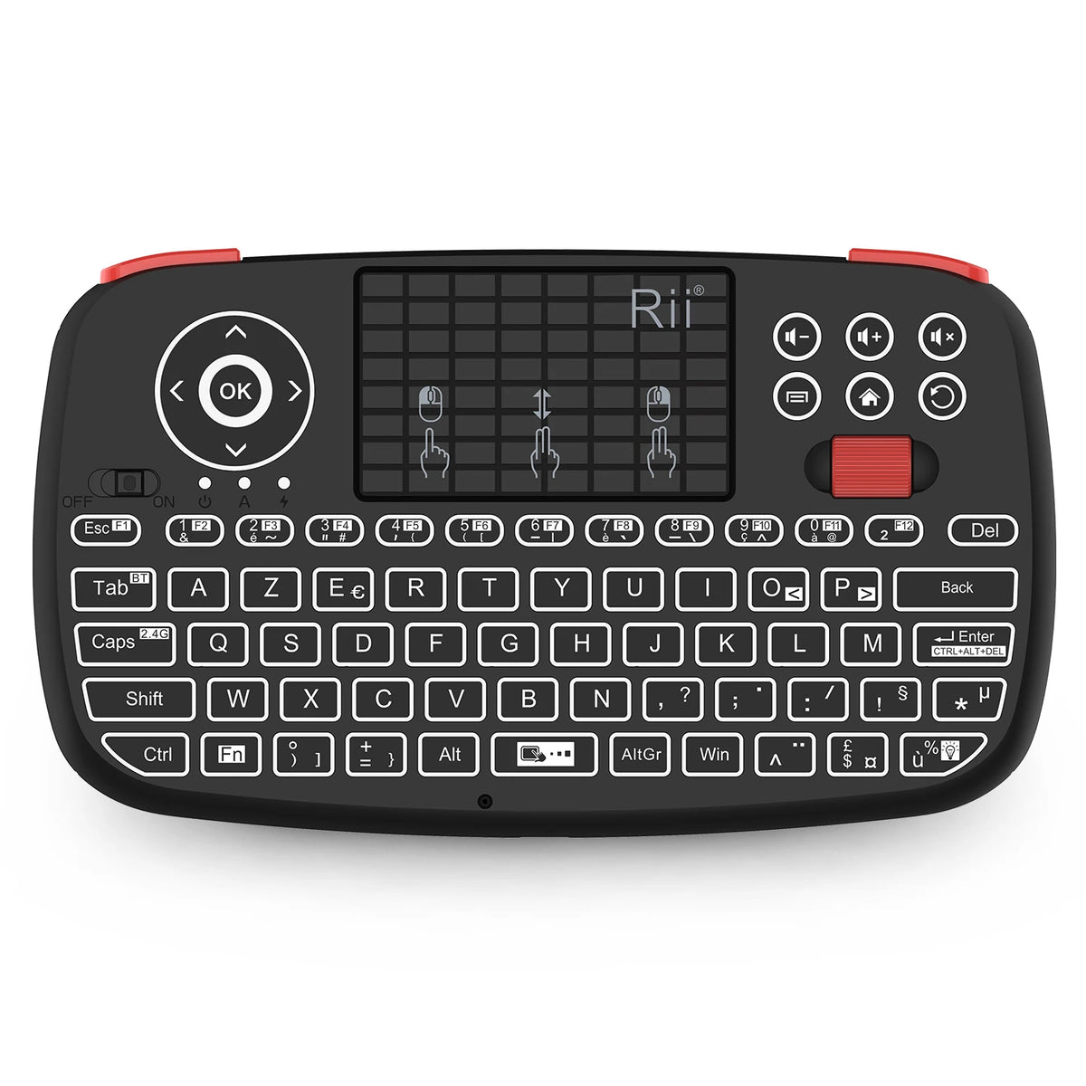 I4 Mini Wireless Keyboard with Touchpad
