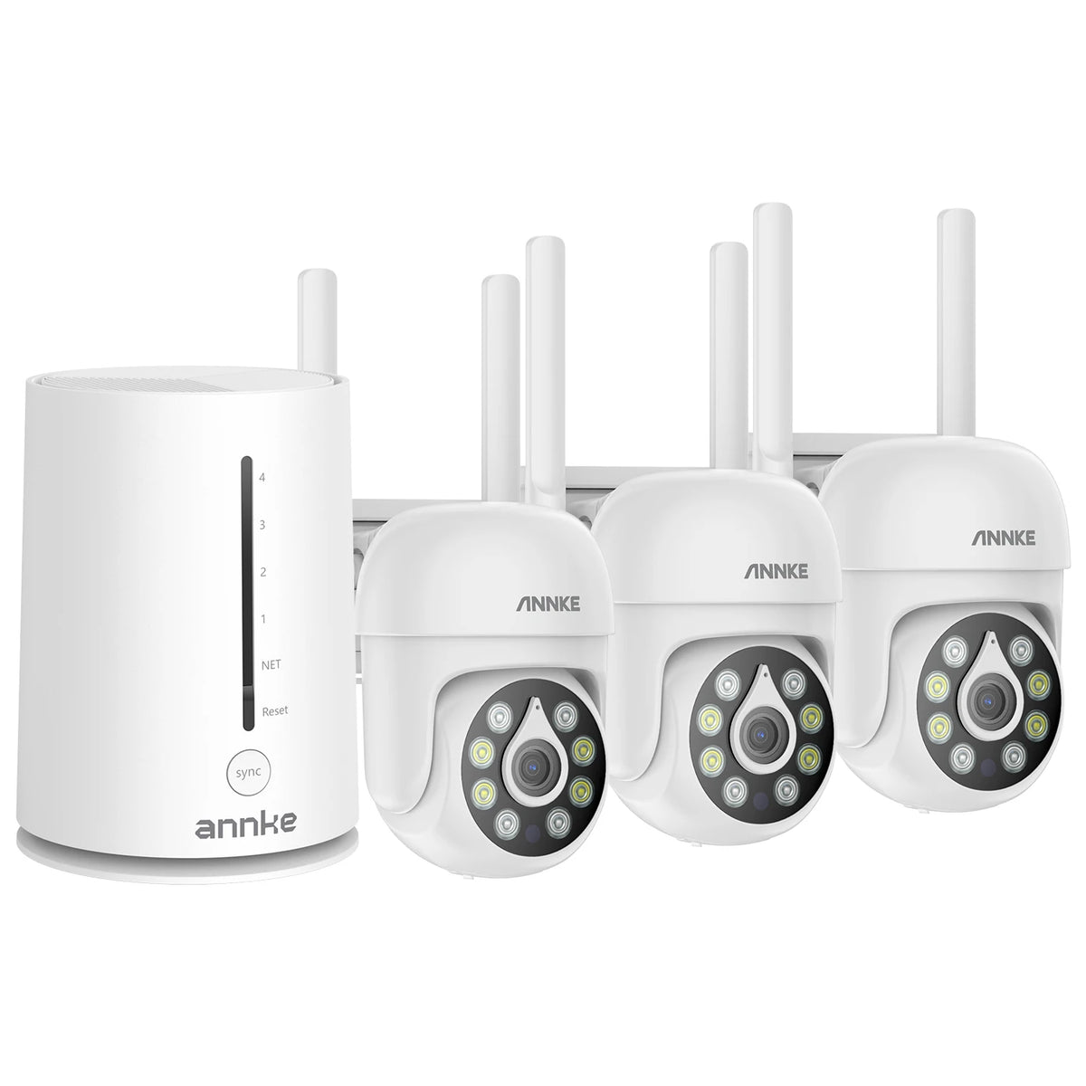 5MP WiFi PT Security Camera System with 4CH NVR