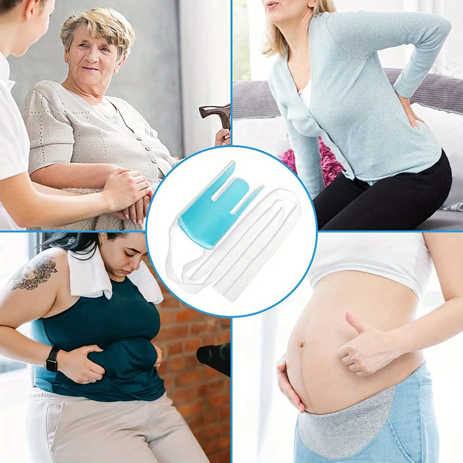 Nástroj na snadné nazouvání ponožek bez ohýbání - Odolná ergonomická rukojeť z ABS pro seniory, zdravotně postižené, těhotné ženy a diabetiky