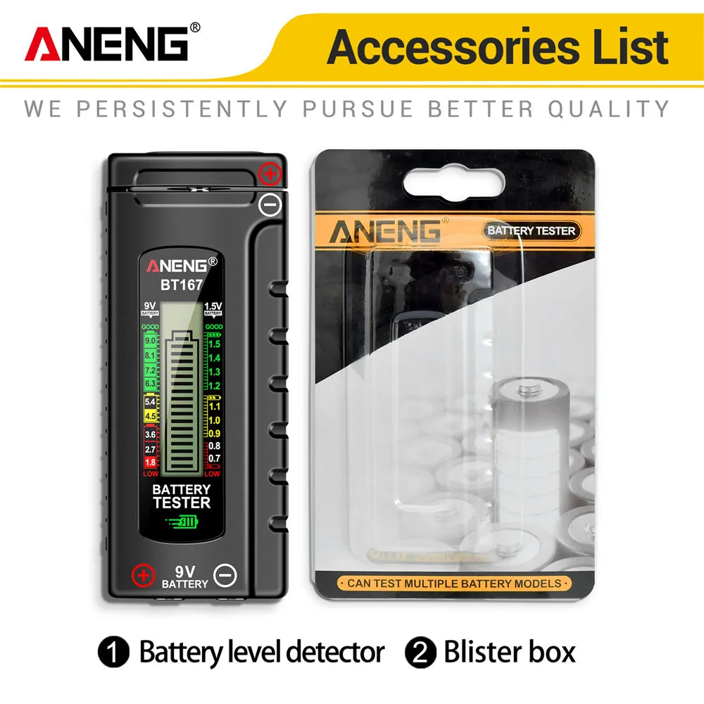 BT167 Household Battery Level Tester