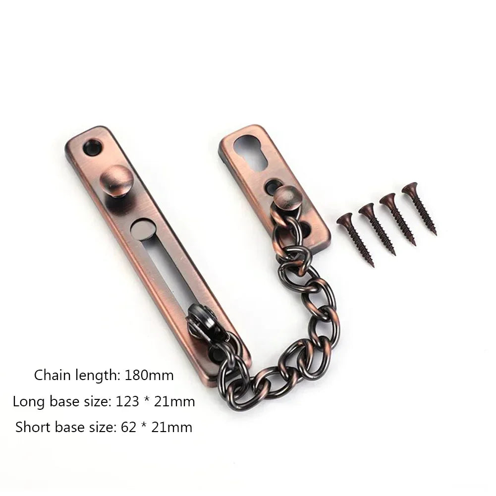 Door Security Chain, Guard and Plate Options
