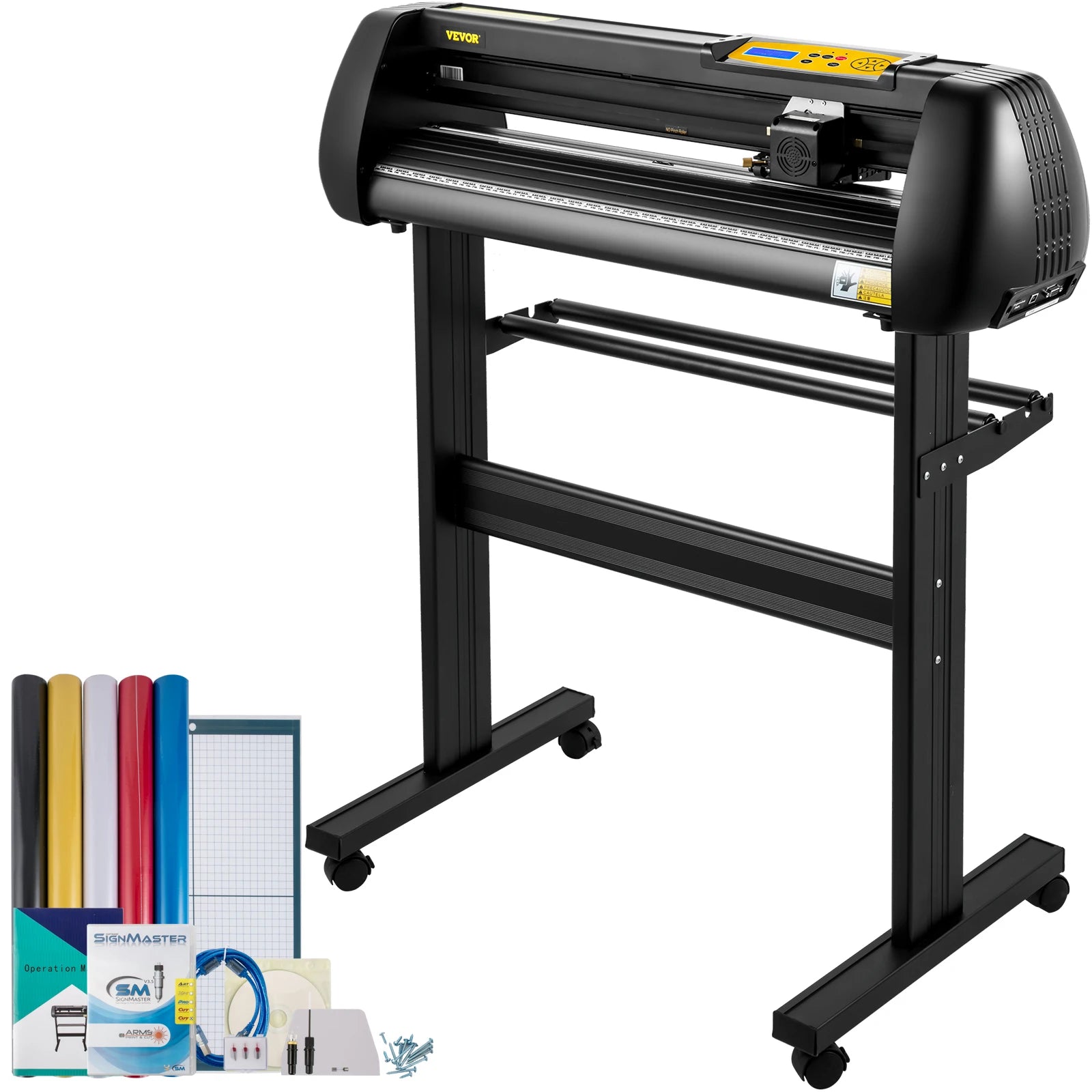 28-Inch Vinyl Cutter Plotter with Adjustable Speed & Force Kit