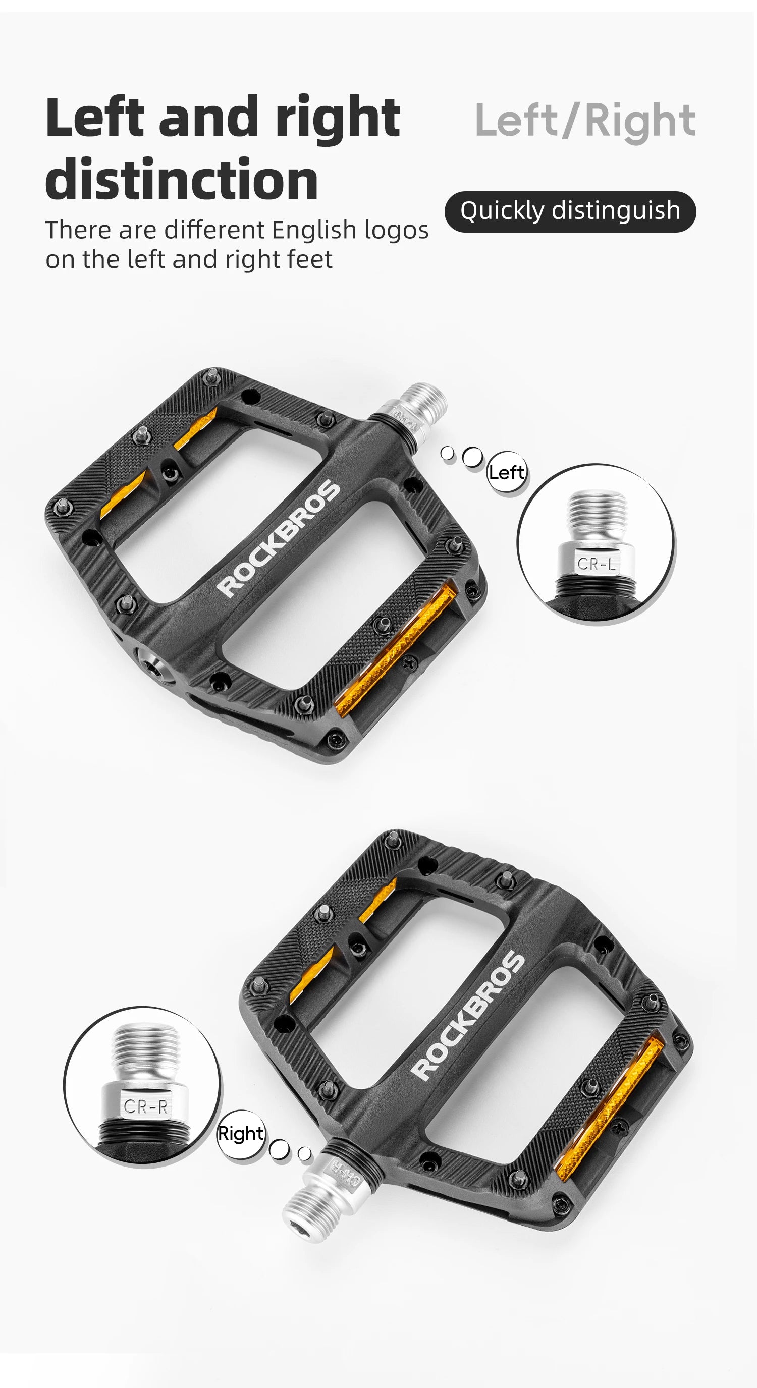 Lightweight Non-Slip Bike Pedals with Sealed Bearings for All Bikes