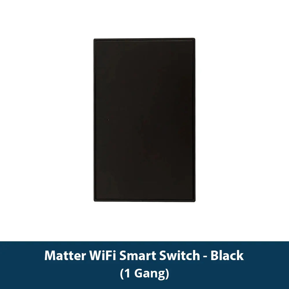 Matter Wi-Fi Wall Switch - Gang and Colour Options