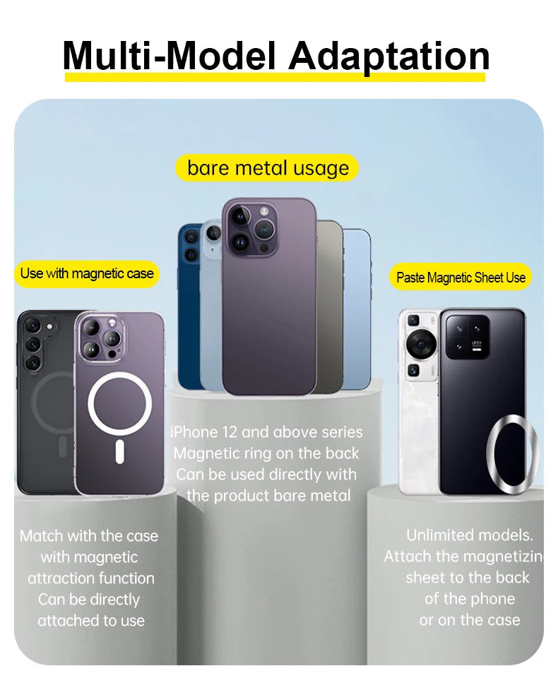 TELESIN Magnetic Selfie Stick Tripod with Remote For Cellphone For iPhone 16 15 14 13 12 Pro Max For HUAWEI XIAOMI SAMSUNG