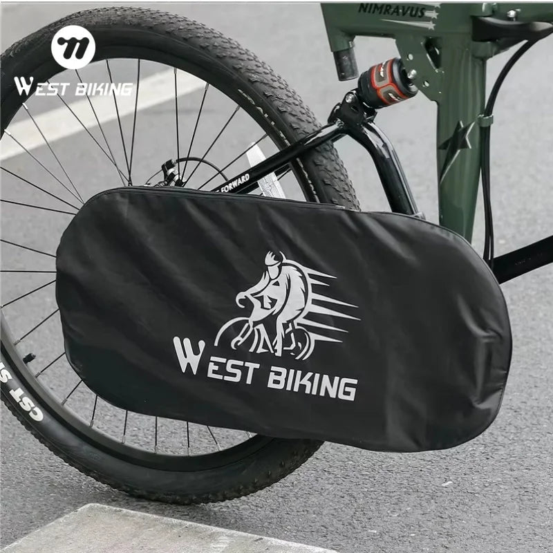WEST BIKING Bicycle Chain Protector Cover Waterproof Dustproof MTB Road Bike Chainwheel Protection Cover Cycling Equipment