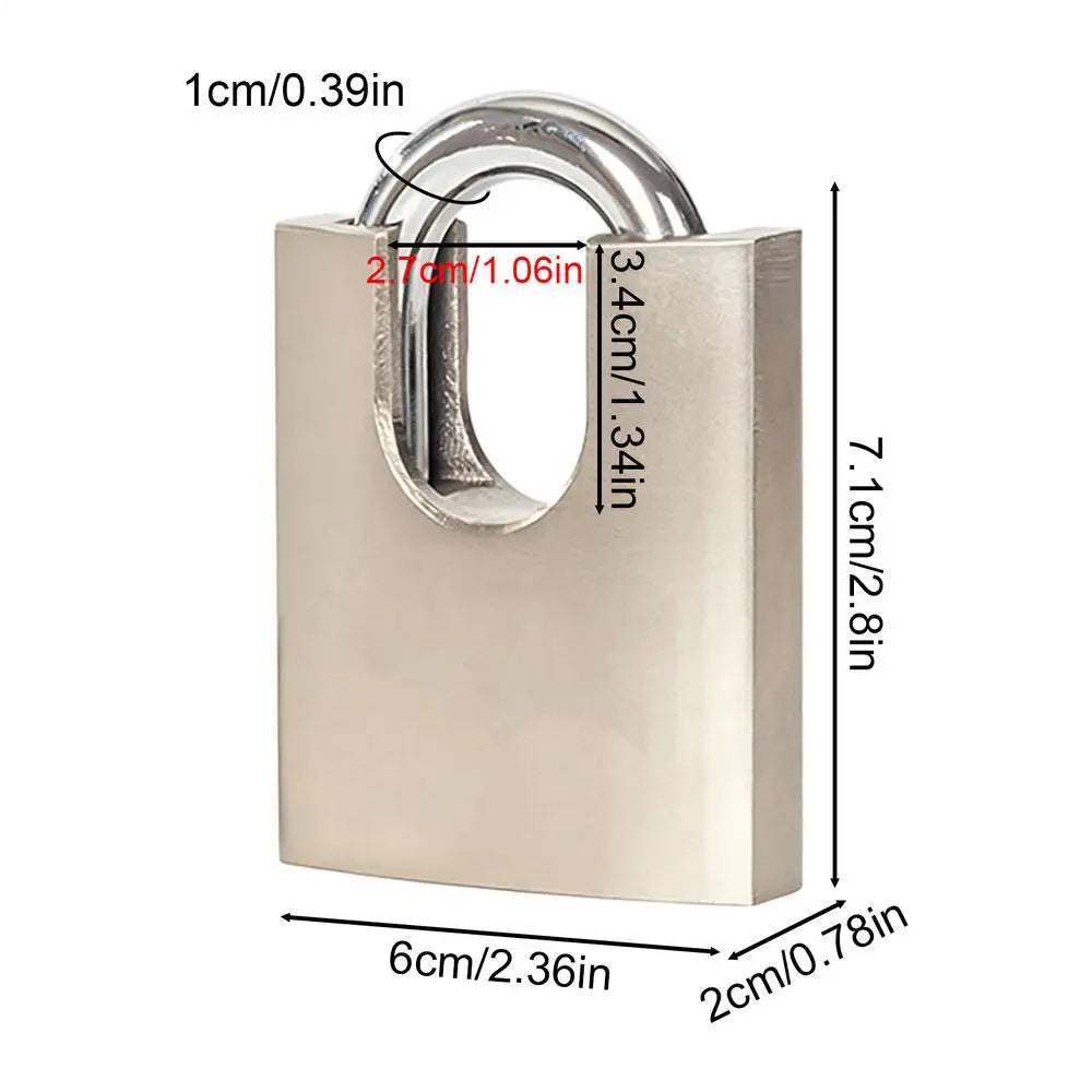 Cadenas d’extérieur avec anse en acier trempé