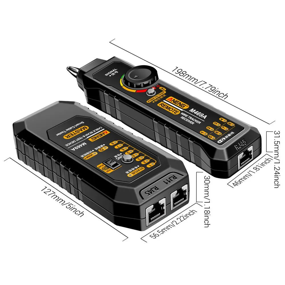 Tester kabli sieciowych ANENG M469A RJ45/RJ11