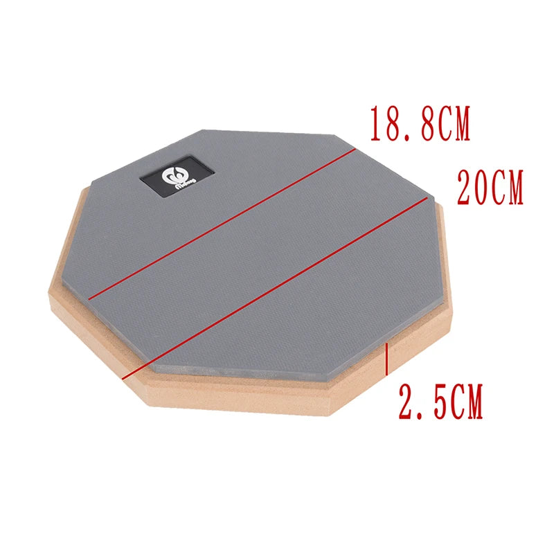 Rubber-Surface Drum Practice Pad