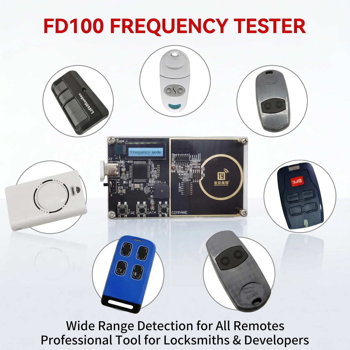 FD100 Fernbedienung Frequenztester