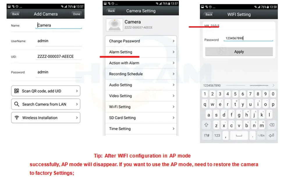 Mini WiFi IP bezpečnostná kamera s 5MP nahrávaním