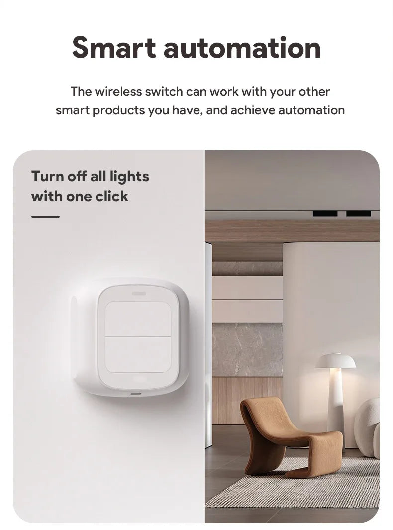Smart Scene Button - Wi-Fi or Zigbee
