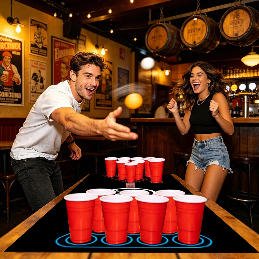 Beer-Pong herní stůl runner – 75 × 180 cm