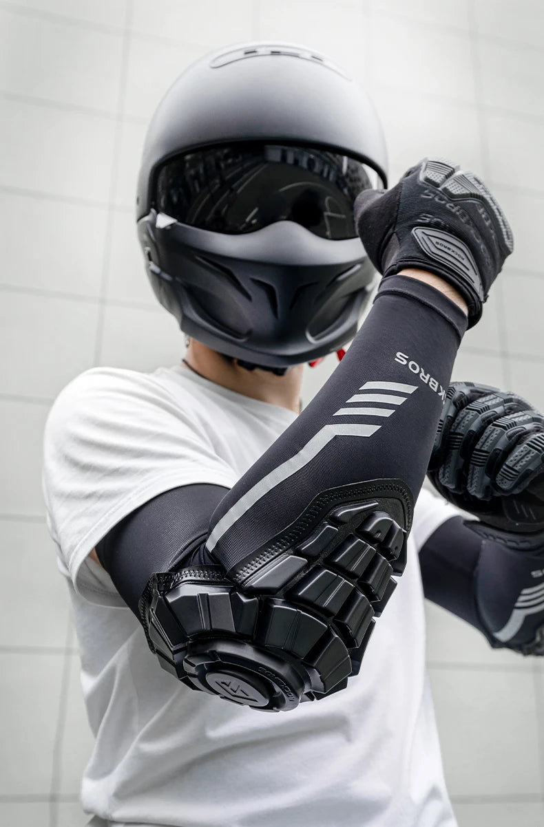 Motorcycle Elbow Pads with Hard Protection for Adult Riders
