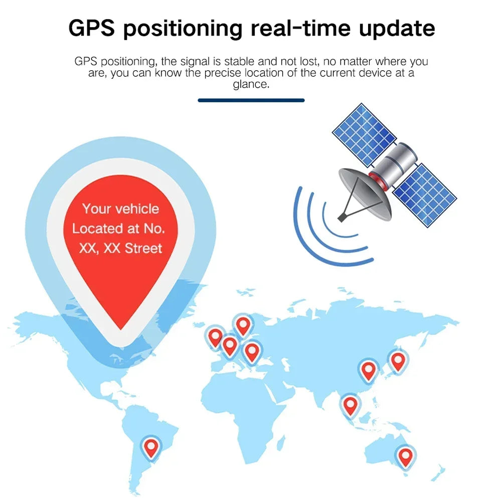 WiFi nélküli 2G Mini GPS Nyomkövető készülék erős mágneses tapadással anti-lopás helymeghatározó valós idejű pozíciókövető házi-állat-gyermek-idős és járművek számára
