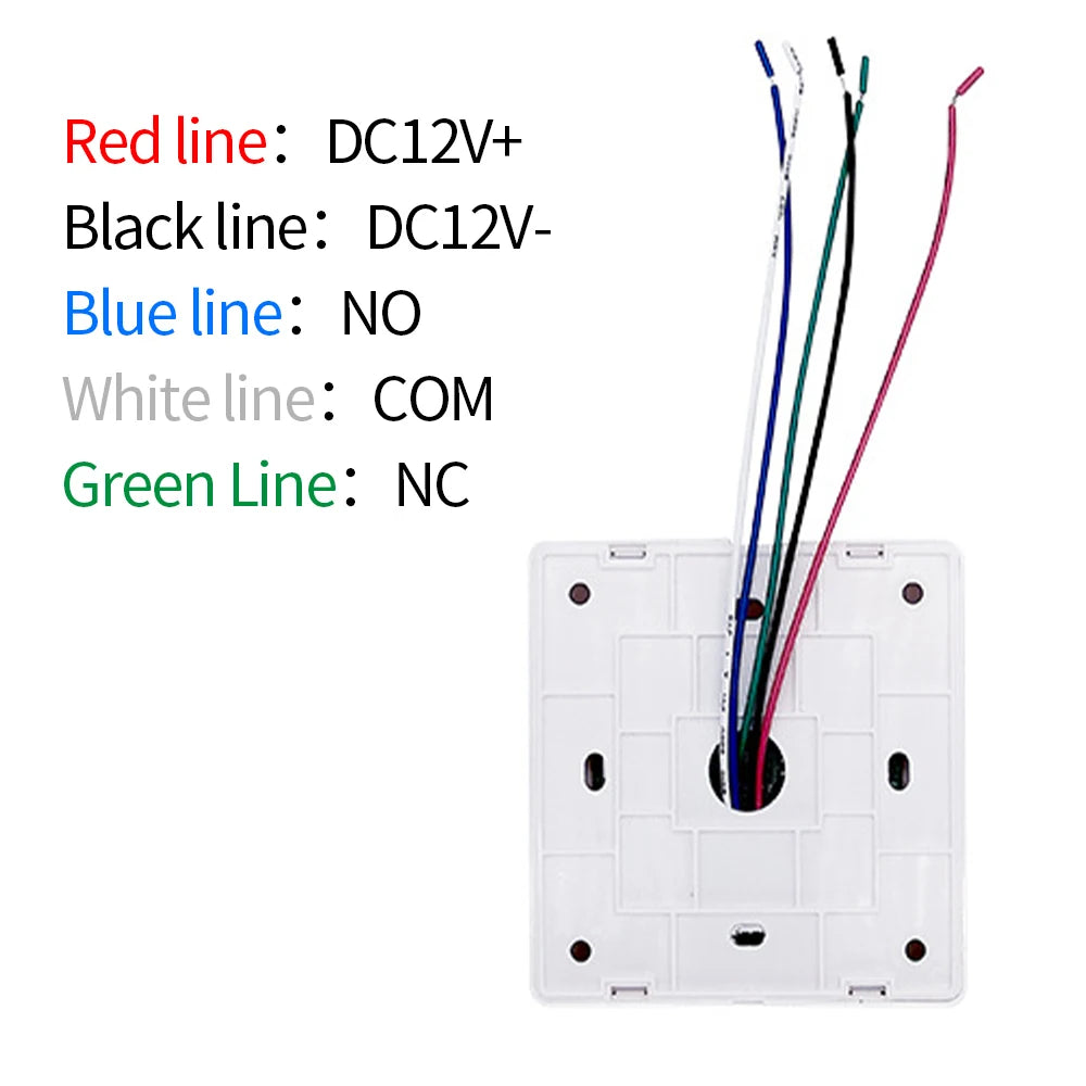 Support Tuya App WIFI Exit Switch Surface Mounted Intelligent Life Access Control System Control 4-Wire Switch