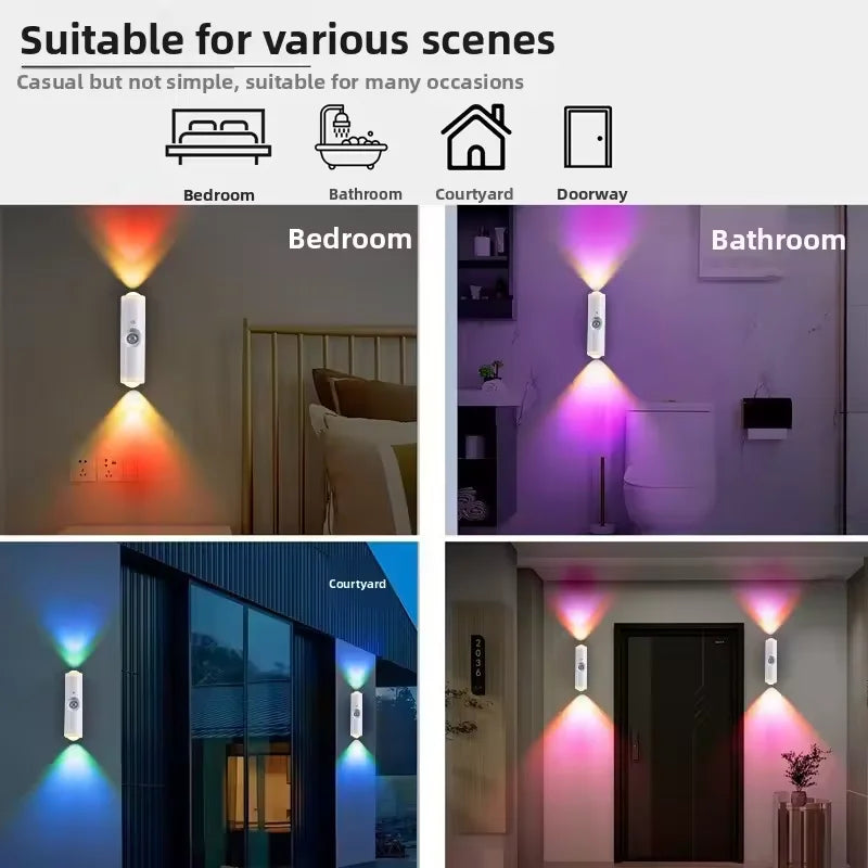 Magnetické nabíjecí LED noční světlo s pohybovým senzorem
