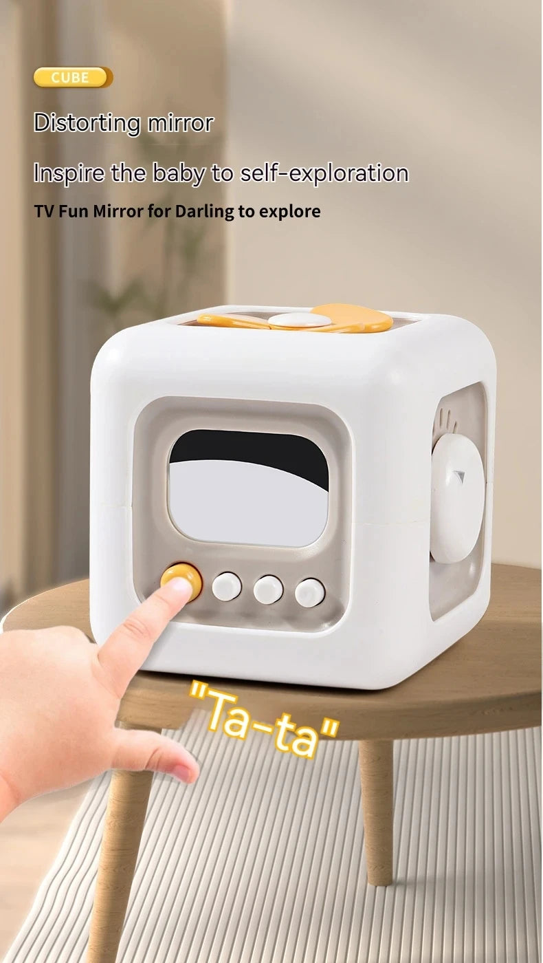 Montessori Magic Cube Šesťstranná aktivity krabica pre skoré učenie