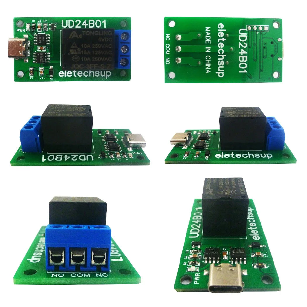 Módulo de relé USB único o TTL