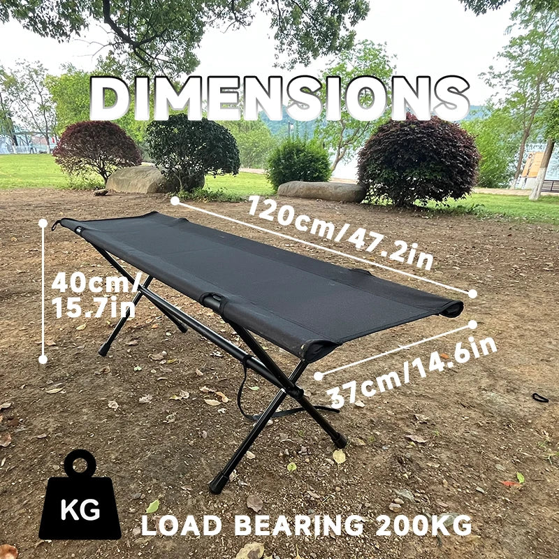 Double Camping Stool for Two, Lightweight Folding Outdoor Seat