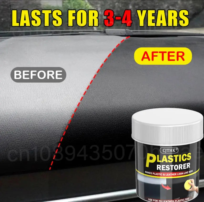 150g Auto Plastika Restorer Povratak U Crno Sjaj Auto Čišćenje Proizvodi Plastika Koža Obnova Autopoliranje Popravak Premaz Renovator