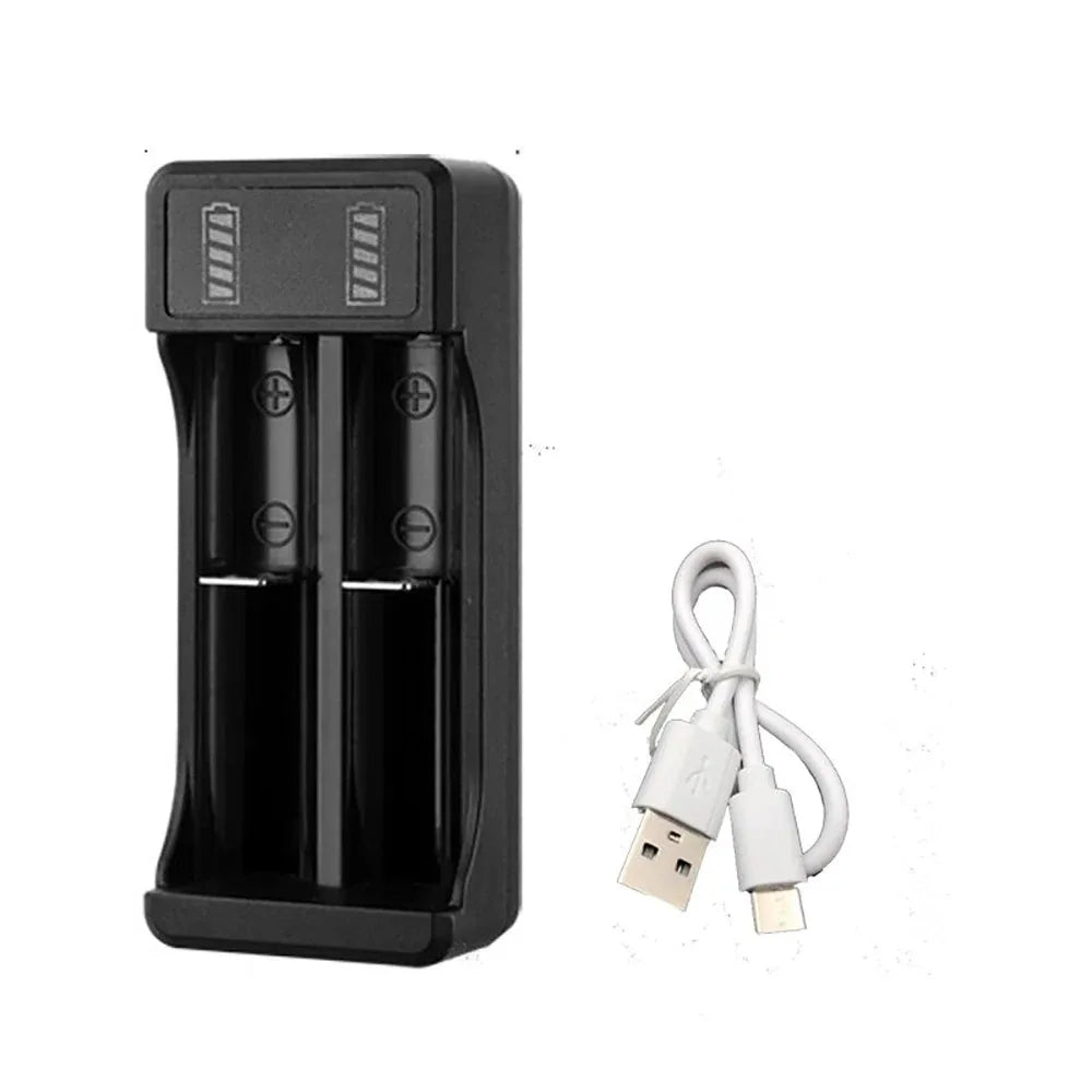 USB-lader voor compatibele 3.7V Li-ioncellen