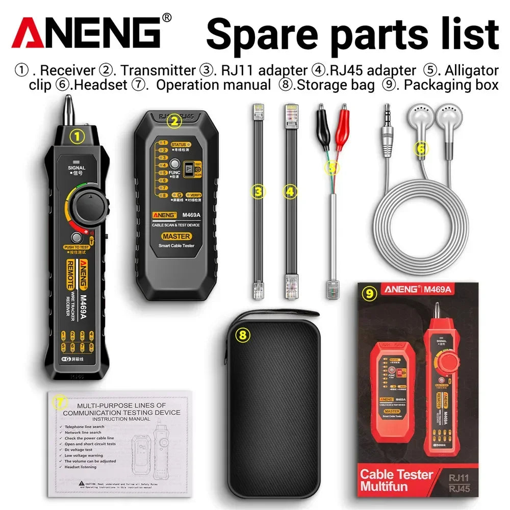 M469A Network Cable Tester and Tracker