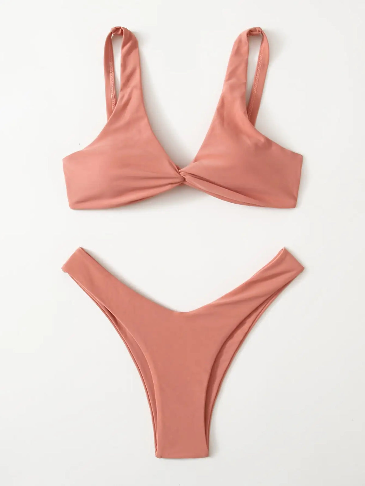 Ensemble de bikini rembourré à nouer pour femme