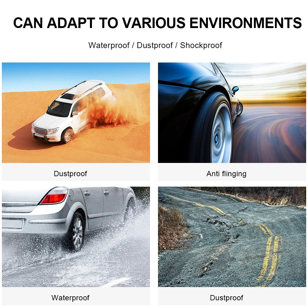 Solar TPMS Tire Pressure Monitoring System with External Sensors