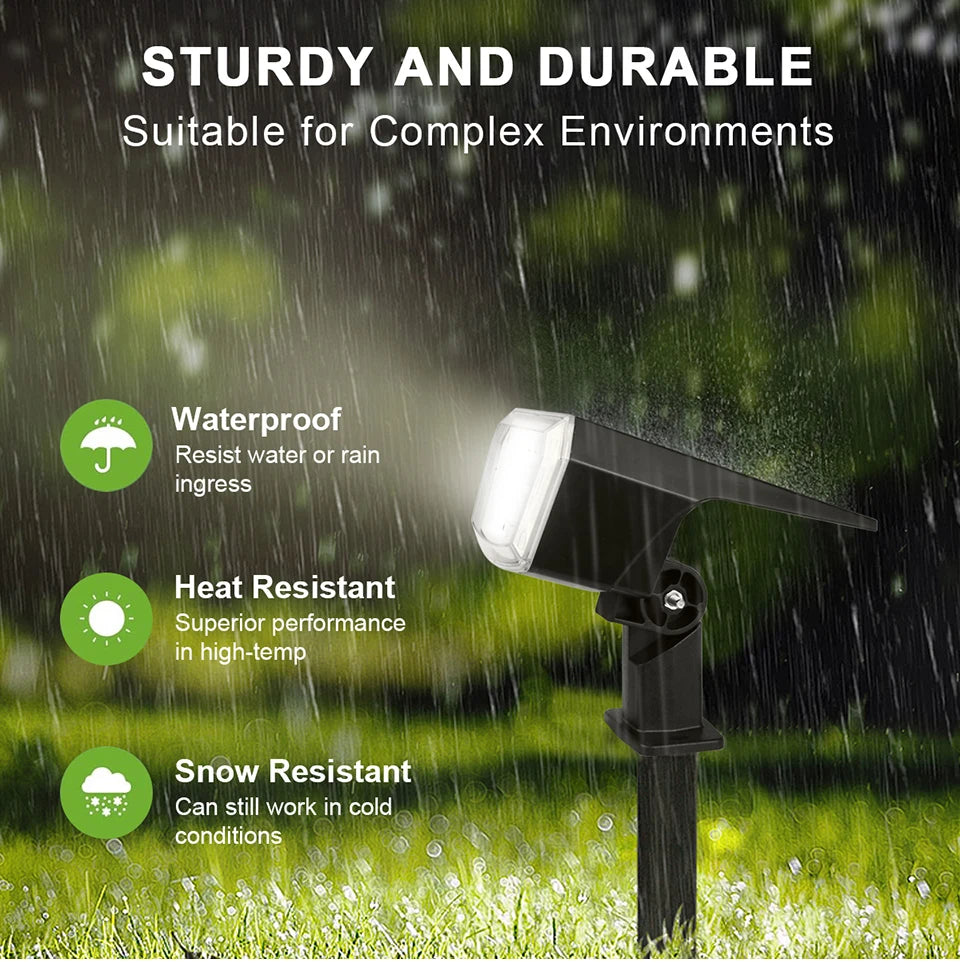 Solar Garden Spotlight with Three Brightness Modes