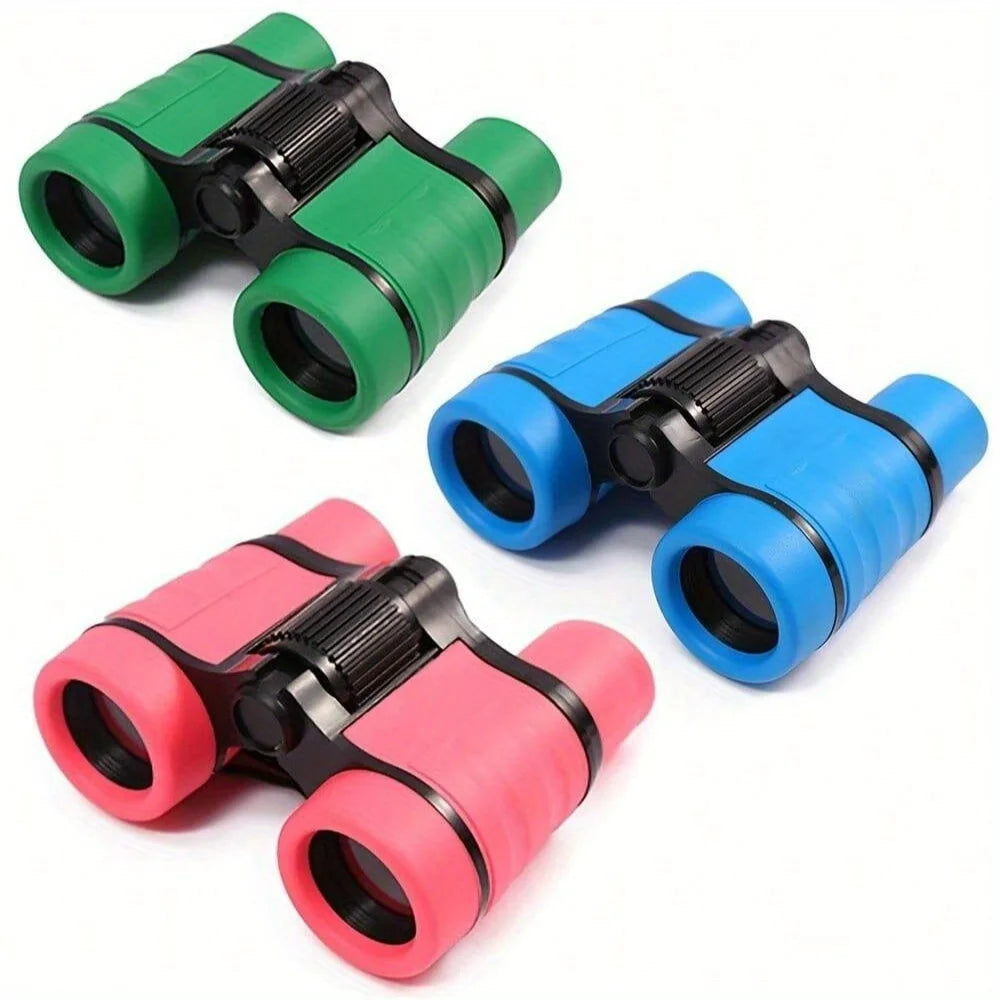 Blue Compact Binoculars for Outdoor Observation