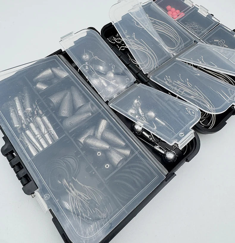 Set di accessori da pesca Texas Rig ShareShark — 132/133 pezzi