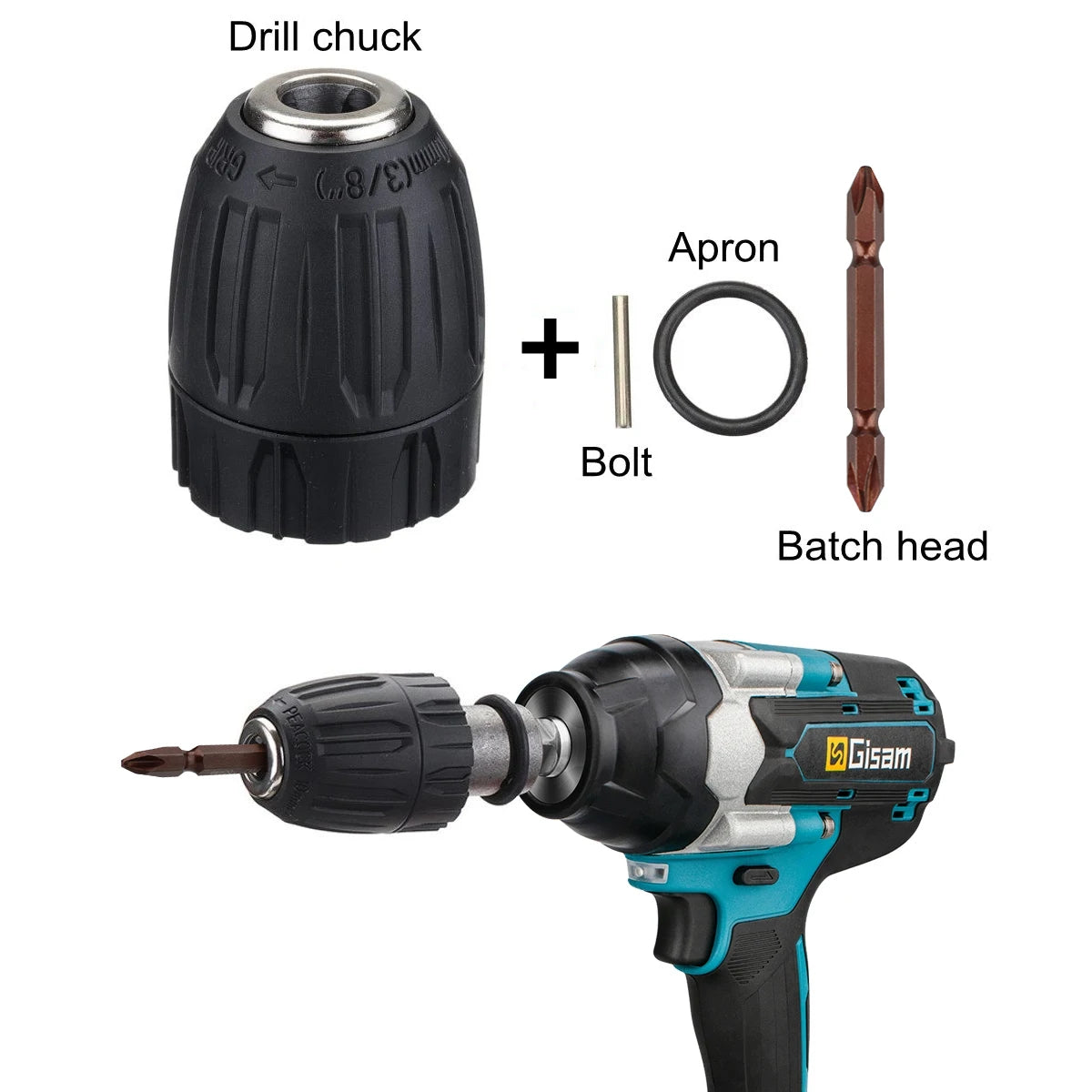 Electric Impact Wrench Socket Adapter Kit – 14‑Piece Set